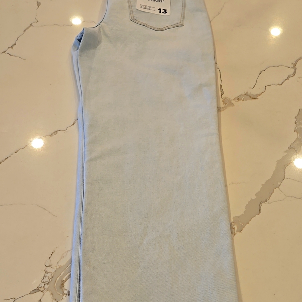 DENIM CROPPED Straight leg jean